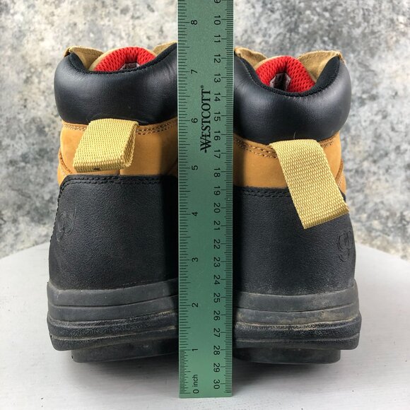 Gravity Defyer Men's Size 11.5 Madik Brown Genuine Leather Lace-Up Work Boots - Picture 13 of 16